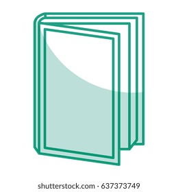 text book isolated icon
