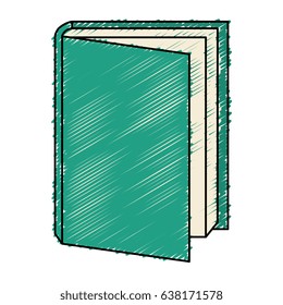 text book isolated icon