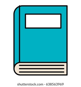 text book isolated icon