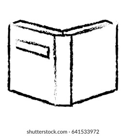 text book isolated icon