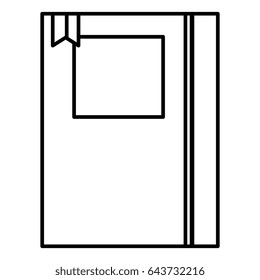 text book isolated icon