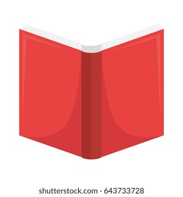 text book isolated icon