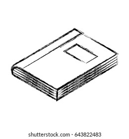 text book isolated icon
