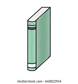 text book isolated icon