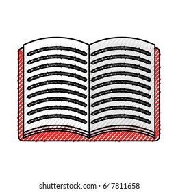 text book isolated icon