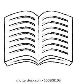 text book isolated icon