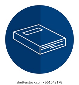 text book isolated icon