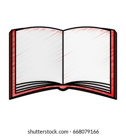 text book isolated icon