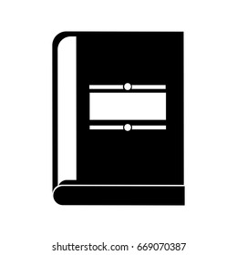 text book isolated icon