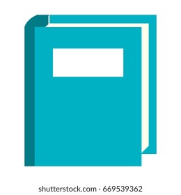 text book isolated icon