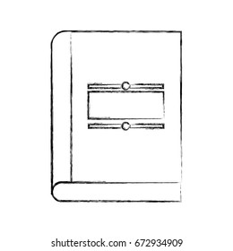 text book isolated icon