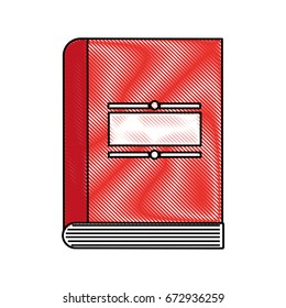 text book isolated icon