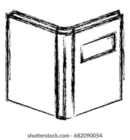 text book isolated icon