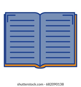 text book isolated icon