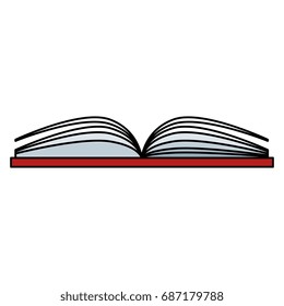 text book isolated icon
