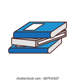 text book isolated icon