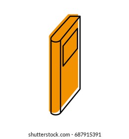 text book isolated icon
