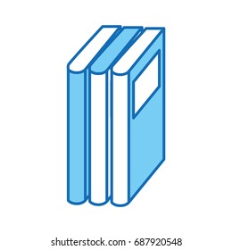 text book isolated icon
