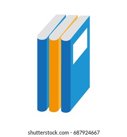 text book isolated icon