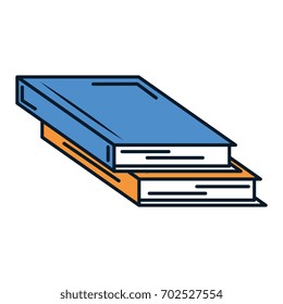 text book isolated icon
