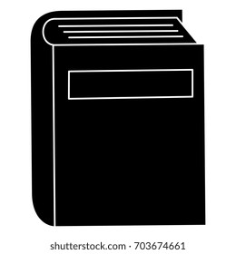 text book isolated icon