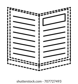 text book isolated icon