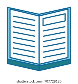 text book isolated icon