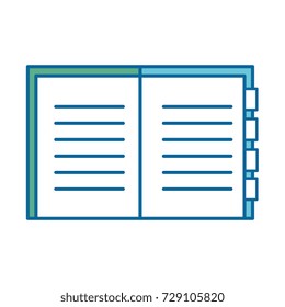 text book isolated icon