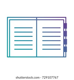 text book isolated icon