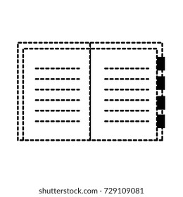text book isolated icon