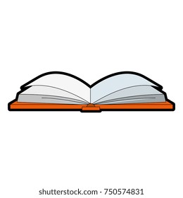 text book isolated icon