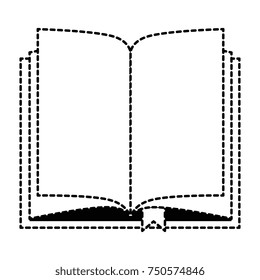 text book isolated icon