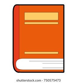 text book isolated icon