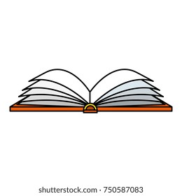 text book isolated icon