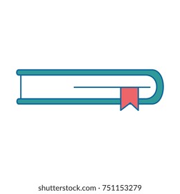 text book isolated icon