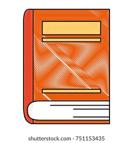 text book isolated icon