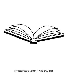 text book isolated icon