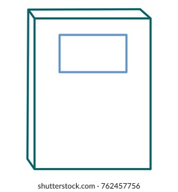 text book isolated icon
