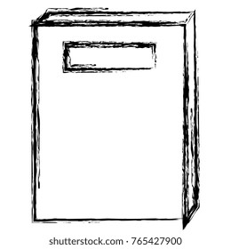 text book isolated icon