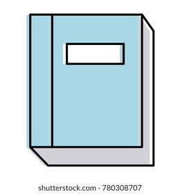 text book isolated icon
