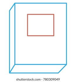 text book isolated icon