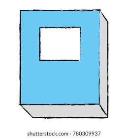 text book isolated icon
