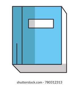 text book isolated icon