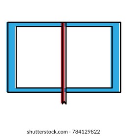 text book isolated icon