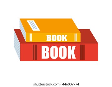 text book isolated icon design, vector illustration  graphic 