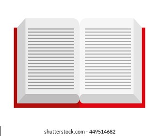 text book isolated icon design, vector illustration  graphic