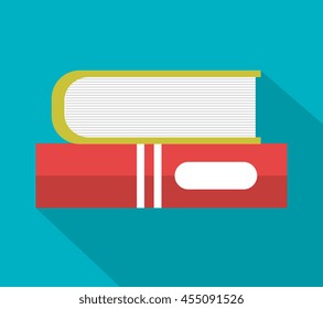 text book isolated icon design, vector illustration 