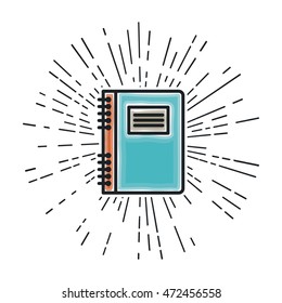 text book isolated icon vector illustration design