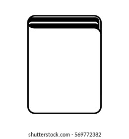 text book isolated icon vector illustration design