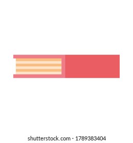 diseño de ilustraciones vectoriales aisladas de aprendizaje de libros de texto